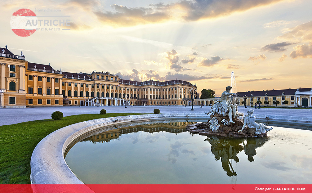 Palais de Schonbrunn à Vienne en Autriche