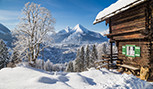 Chalet dans les Alpes